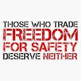 Freedom Government Political Quote Liberty Vinyl Waterproof Sticker Decal Car Laptop Wall Window Bumper Sticker 5"