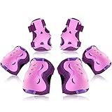 BOSONER Kids/Youth Knee Pad Elbow Pads Guards Protective Gear Set for Roller Skates Cycling BMX Bike Skateboard Inline Skatings Scooter Riding Sports