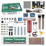 LAFVIN Basic Starter Kit for Raspberry Pi Development Board Breadboard LCD1602 Module Python C Java Scratch Beginner Kit