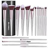 BS-MALL Makeup Brush Set 18 Pcs Premium Synthetic Foundation Powder Concealers Eye shadows Blush Makeup Brushes with black case