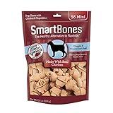 SmartBones Mini Bones with Real Chicken 56 Count, Rawhide-Free Chews for Dogs