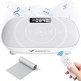 MERACH Vibration Plate Exercise Machine, Whole Body Workout Equipment for Women, Bluetooth and Silicone Pedal, Vibration Plate with Auto Mode, Vibrate Fitness Platform for Home