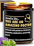 Doctor Candle, Unique Gifts for Doctors, Ideal Doctor Gifts for Men and Women, Thoughtful Graduation Presents for Medical Students, Best Medical School Gift for Her, Birthday, Christmas, Gift Ready