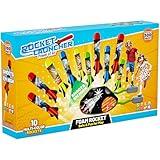 Otoseth Multi-Color Rocket Launcher for Kids - Foam Blaster Set with 10 Rockets, Soars Up to 100 Feet - Birthday & Christmas Toys for Boys & Girls Age 3-12