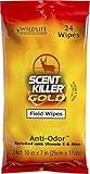 Wildlife Research Scent Killer Field Wipes (24 Pack), Gold (1295)