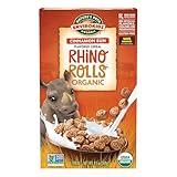 EnviroKidz Organic Rhino Rolls Cereal, 9.5 oz (Pack of 1), Cinnamon Bun, Gluten Free, Non-GMO, by Nature's Path