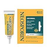 Neosporin Original Antibiotic Ointment, 24-Hour Infection Prevention for Minor Wound, .5 oz