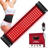 Red Light Therapy for Body, Infrared Light Therapy for Shoulder Waist Muscle Pain Relief, Upgraded 3 in 1 Led Beads, 660nm Red Light &850nm Near Infrared Light Therapy Belt Wrap Timer Remote Control