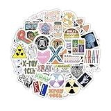 100Pcs Rad Tech Stickers, Radiology Stickers, Xray Tech Stickers for Water Bottle and Laptop - Radiology Party Favors & Decorations, Waterproof Vinyl Medical Decals