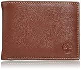 Timberland Men's Leather Passcase Security RFID Wallet, Brown, One Size