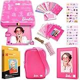 KODAK x Barbie Step Slim Wireless Instant Portable Photo Mobile Printer Gift Bundle (Signature Style)+ Barbie Camera Case, Photo Album, Sticker & Hanging Frames, 50 Stickers + Zink Paper (20 Sheets)