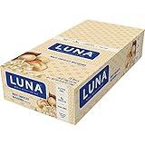 LUNA Bar - White Chocolate Macadamia Flavor - Gluten-Free - Non-GMO - 7-9g Protein - Made with Organic Oats - Low Glycemic - Whole Nutrition Snack Bars - 1.69 oz. (15 Count)