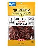 Tillamook Country Smoker Keto Friendly Zero Sugar Beef Jerky, Original, 6.5 Ounce