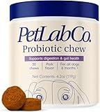 PetLab Co. Probiotics for Dogs, Support Gut Health, Occasional Diarrhea, Digestive Health & Seasonal Allergies - Pork Flavor - 30 Soft Chews - Packaging May Vary