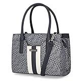 Nautica Sandy Jr. Top Handel Satchel with Removable Crossbody Strap, Indigo Jacquard