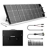 ELECAENTA 120W Portable Solar Panel for Power Station, 25% High Efficiency (3rd Gen 2024 Release), PD 45W USB C/DC/QC 3.0, Foldable Monocrystalline ETFE Solar Charger for Outdoors Camping Off Grid