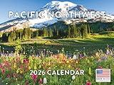 Pacific Northwest Calendar 2026 PNW Monthly Wall Calender 12 Month | American Made In The USA