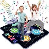 Joyjoz Dance Mat Toys Gift for 3-12 Year Old Kids, Electronic Music Dance Pad with Wireless Bluetooth & 5 Difficulty Levels 6 Game Modes, Perfect Birthday Christmas Gifts for Boys Girls