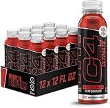 Cellucor C4 Ultimate Non-Carbonated Zero Sugar Energy Drink, Pre Workout Drink + Beta Alanine, 12 Fl Oz (Pack of 12)