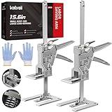 Kolvoii Labor Saving Arm Jack, 2 Pack Stainless Steel Construction Jack, Versatile and Easy to Use Hand Lifting Jack Tool Improved Quality Lifting Device