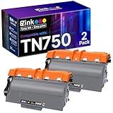 E-Z Ink Compatible Toner Cartridge Replacement for Brother TN750 TN-750 TN720 TN-720 to Use with HL-5450DN HL-5470DW HL-6180DW MFC-8710DW MFC-8910DW MFC-8950DW (Black, High Yield, 2-Pack)