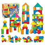 Foam Blocks for Toddlers, 138 Pieces EVA Soft Stacking Building Blocks Toy Set, Early Learning Construction Toys & Gifts for Kids, Boys & Girls 18+ Months 1-3 Years