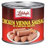 Libby's Chicken Vienna Sausage in Chicken Broth, Canned Sausage, 4.6 OZ (Pack of 6)