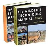 The Wildlife Techniques Manual: Volume 1: Research. Volume 2: Management. (Volumes 1 and 2)