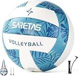 Saretas Volleyball Soft Play Volleyball - Official Size for Indoor, Outdoor and Beach Game Gym Workout - Play for Girls, Adults and Family.…