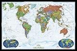 National Geographic World Wall Map - Decorator - Laminated (46 x 30.5 in) (National Geographic Reference Map)