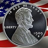 1 Troy Oz. Lincoln Wheat Cent Authentic Silver Round| Commemorative Piece Made from .999 Fine Silver Made in USA +Includes Free Protective Capsule