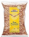 Rani Peanuts, Raw Whole With Skin (uncooked, unsalted) 80oz (5lbs) 2.27kg Bulk ~ All Natural | Vegan | Kosher | Gluten Friendly | Fresh Product of USA ~ Spanish Grade Groundnut/Red-skin