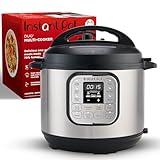 Instant Pot Duo 7-in-1 Mini Electric Pressure Cooker, Slow Rice Cooker, Steamer, Sauté, Yogurt Maker, Warmer & Sterilizer, Includes Free App with over 1900 Recipes, Stainless Steel, 3 Quart