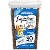 Temptations MixUps Surfer's Delight Flavor Crunchy and Soft Cat Treats, 30 oz. Tub