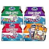 Ocean Spray Classic Varied Fruit Juice Drink 10 fl oz Plastic Bottles 24 Pack + 2 Reusable Snack Bags by KOOL8SHOP Infinite Deals