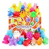 nobasco Squishies, 26 Pack Mochi Squishy Toys - Kawaii Cat Squishys Slow Rising Animals - Party Favors, Goodie Bag, Birthday Gifts, Mini Squishies Stress Reliever Toy
