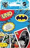 Mattel Games UNO Batman Card Game for Kids, Adults & Family with Collectible Deck & Special Rule Inspired by Batman Comics