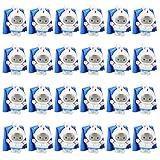 ArtCreativity 24-Pack / 2" Mini Astronaut Paratroopers – Durable Parachute Toys for Kids – Space-Themed Party Favors, Astronaut Piñata Fillers, and Goodie Bag Toys