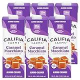 Califia Farms - Caramel Macchiato Almond Milk Coffee Creamer, 32 Fl Oz (Pack of 6), Shelf Stable, Dairy Free, Plant Based, Vegan, Gluten Free, Non GMO, Almond Creamer