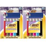 BIC Classic Lighters, Pocket Style, Lighter for Candles, Assorted Colors (Packaging May Vary), 12 Count Pack of Lighters