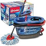 O-Cedar RinseClean Spin Mop & Bucket System | Clean with Clean Water | Removes 99% of Bacteria