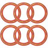 Flying Aero Discs, 6 Pack Sports Outdoor Pro Flyer Rings | Plastic Toy Ultimate Glider Toss Game for Kids and Adults (11 inches)