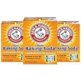 Arm & Hammer Pure Baking Soda, 8 Ounce (Pack of 3)