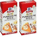 McCormick Pure Pumpkin Pie Spice Blend Extract, 1 fl oz (Pack of 2)