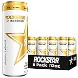 Rockstar Energy Drink, Sugar Free, 12oz Sleek Cans (8 Pack)