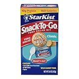 StarKist Snack-To-Go Ready to Eat Meals Tuna Salad Kit, 3.6 oz (1 Pack) Classic Tuna Salad with Crackers Kit