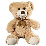 Hgplvxj Teddy Bear Stuffed Animals, 13 Inches Teddy Bear Plush Toy Birthday Christmas Valentine’s Day Gift for Kids Girlfriend (Light Brown)