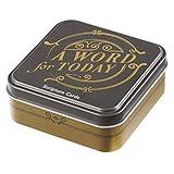 Christian Art Gifts Scripture Verse Prayer Devotional Cards for Men and Dads: A Word For Today – Encouraging Bible Verse Classic Devotion Cards, 50 Double Sided Cards in Sturdy Storage Gift Tin Box