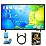 Samsung 32-Inch Smart LED TV Bundle – Full HD 1080p, HDR, Bluetooth, w/ 12 Month CPS Protection, AUX HDMI Cable, and Screen Cleaning with Microfiber Cloth.
