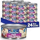 Sweet Sue Chunk White Chicken in Water, 5 oz Can (Pack of 24) - 11g Protein per Serving - Gluten Free, Keto Friendly - Great for Snack, Lunch or Dinner Recipes